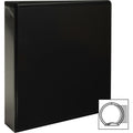 Business Source Round-ring View Binder, Black, 8 1/2" Width x 11" Length, 4 / Bundle, BSN09956BD