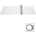 Business Source Round-ring View Binder, White, 8 1/2" Width x 11" Length, 4 / Bundle, BSN09957BD