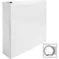 Business Source Round-ring View Binder, White, 8 1/2" Width x 11" Length, 4 / Bundle, BSN09957BD