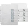 Business Source Top-Loading Poly Sheet Protectors, Clear, 8 1/2" Width x 11" Length, 5 / Carton, BSN74550CT