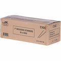 Eco-Products 7" Wooden Stir Sticks, Woodgrain, 10 / Carton, ECONTSTC10CCT