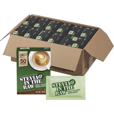 J.M. Smucker Stevia In The Raw Natural Sweetener Packets, 12 / Carton, SMU75050CT