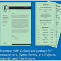 International Paper Company Hammermill Colors Recycled Copy Paper - Green, 8 1/2" x 11", 10 / Carton, HAM103366CT