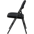 Lorell Padded Folding Chairs, 4 / Carton, LLR62532