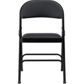 Lorell Padded Folding Chairs, 4 / Carton, LLR62532