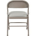 Lorell Padded Folding Chairs, 1 Carton, LLR62533
