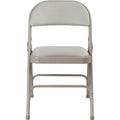Lorell Padded Folding Chairs, 1 Carton, LLR62533