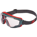 3M GoggleGear 500 Series Scotchgard Anti-Fog Goggles, Gray, 10 / Carton, MMMGG501SGAFCT