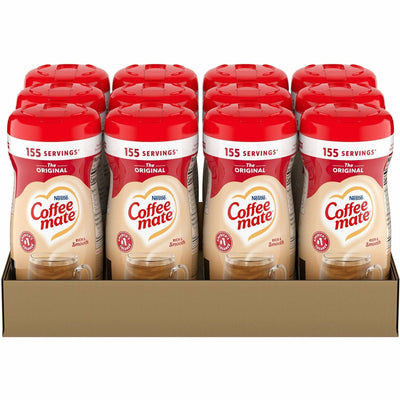 Nestle Professional Coffee mate Original Powdered Coffee Creamer Canister, 12 / Carton, NES55882CT