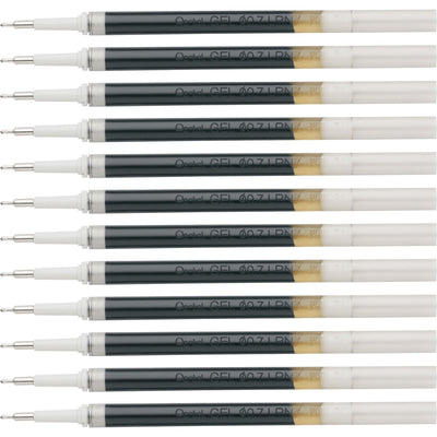 Pentel EnerGel Retractable Liquid Pen Refills, 12 / Box, PENLRN7ABX