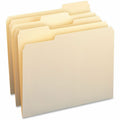 Smead 1/3 Tab Cut Letter Recycled Top Tab File Folder, Manila, 8 1/2" Width x 11" Length, 5 / Carton, SMD10330CT
