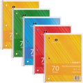 Sparco Wirebound Notebooks, 8" x 10 1/2", 5 / Bundle, SPR83253BD