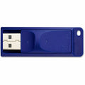 Verbatim America 8GB USB Flash Drives, Blue, 4 / Carton, VER97088CT