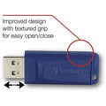 Verbatim America 8GB USB Flash Drives, Blue, 4 / Carton, VER97088CT
