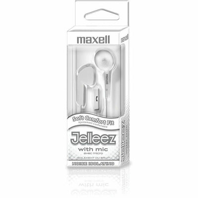 Maxell Jelleez JELM-WH Earset, White, MAX199728