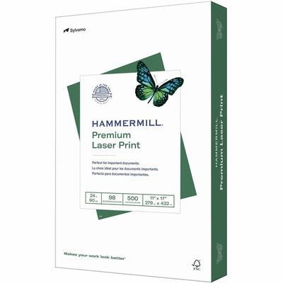Sylvamo Hammermill Premium Laser Print Paper -, White, 11" x 17", 500 / Pack, HAM10462-0