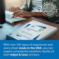 Sylvamo Hammermill Premium Laser Print Copy Paper - White, 8 1/2" x 11", 500 / Ream, HAM104604