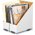 Fellowes Bankers Box Stor/File Magazine Files - Letter, White, FEL00723