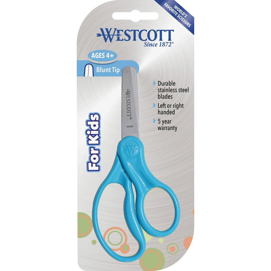 Acme United Westcott Blunt Tip 5" Kids Scissors, Assorted, 30 / Pack — view 1