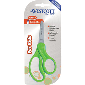 Acme United Westcott 5" Pointed Kid Scissors, Assorted, 30 / Pack, ACM16657