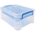 Advantus Super Stacker Divided Supply Box, Blue, AVT37371