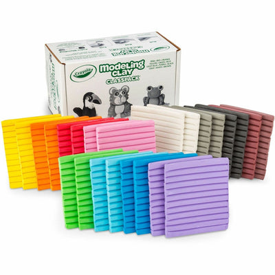 Crayola 12-Color Modeling Clay Classpack, Brown, 1 Box, CYO230288