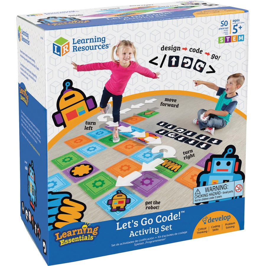 Learning Resources Ages 5+ Let's Go Code Activity Set, Multi, 1 Set — view 1