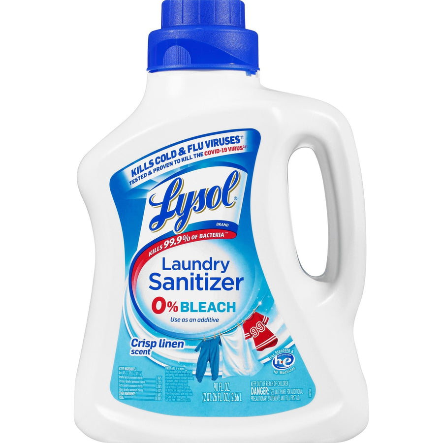Lysol Crisp Linen Laundry Sanitizer, Blue, RAC95872