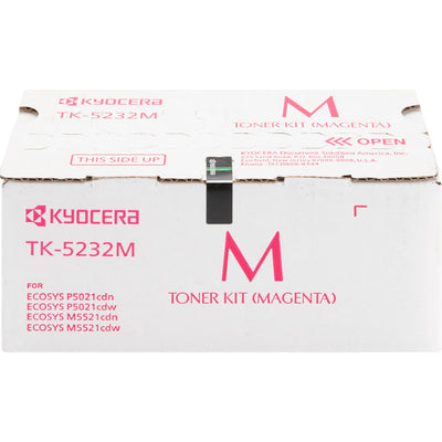 Kyocera TK-5232M Original High Yield Laser Toner Cartridge - Magenta -, KYOTK5232M