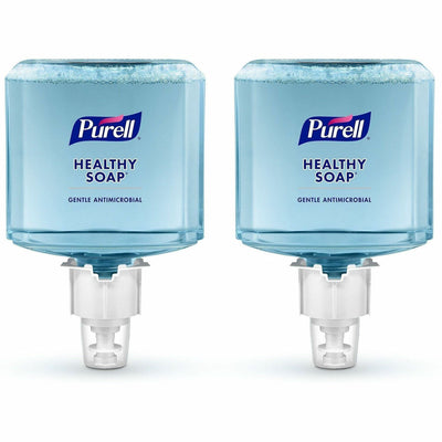 Gojo PURELL ES4 0.5% BAK Antimicrobial Foam Soap, Blue, 2 / Carton — view 1