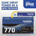 Brother TN-770 Original Laser Toner Cartridge - Black -, BRTTN770