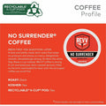 Keurig Dr Pepper . revv K-Cup, Pod No Surrender Keurig Single-Serve K-Cup Pods, Dark Roast Coffee, 24 Count, 24 / Box, GMT196924