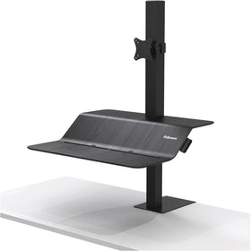 Fellowes Lotus VE Clamp Mount for Monitor - Black, FEL8080101