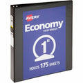 Avery Economy View Binder, Black, 8 1/2" Width x 11" Length, 4 / Bundle, AVE05710BD