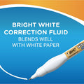 BIC Wite-Out Shake n' Squeeze Correction Pens, White, 6 / Box, BICWOSQPP11BX