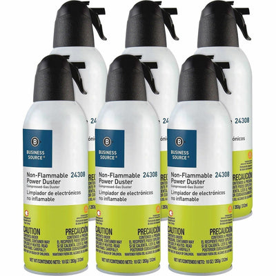 Business Source Nonflammable Power Duster, Multi, 6 / Pack — view 1