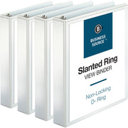 Business Source Basic D-Ring View Binders, 1 BD