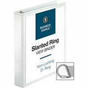 Business Source Basic D-Ring View Binders, 1 BD