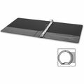 Business Source Basic Round Ring Binders, Black, 4 / Bundle, BSN28523BD
