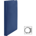 Business Source Basic Round Ring Binders, Dark Blue, 8 1/2" Width x 11" Length, 4 / Bundle, BSN28525BD
