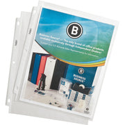 Business Source Poly Sheet Protectors, 1 Carton