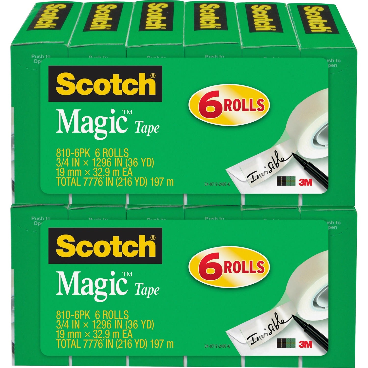 Scotch 3/4"W Magic Tape, 1 BD