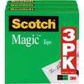 3M Scotch 1/2"W Magic Tape, Clear, 4 / Bundle, MMM810H3BD
