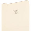 Smead 1/3 Tab Cut Letter Recycled Top Tab File Folder, Manila, 8 1/2" Width x 11" Length, 5 / Carton, SMD10331CT