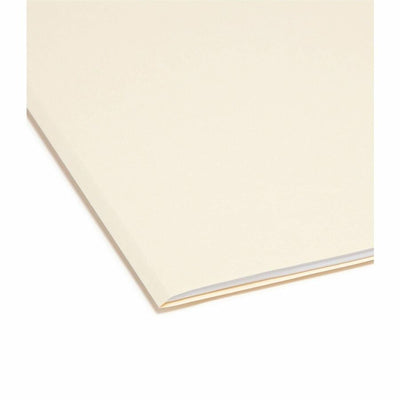 Smead 1/3 Tab Cut Letter Recycled Top Tab File Folder, Manila, 8 1/2" Width x 11" Length, 5 / Carton, SMD10331CT