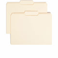 Smead 1/3 Tab Cut Letter Recycled Top Tab File Folder, Manila, 8 1/2" Width x 11" Length, 5 / Carton, SMD10332CT