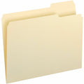 Smead 1/3 Tab Cut Letter Recycled Top Tab File Folder, Manila, 8 1/2" Width x 11" Length, 5 / Carton, SMD10333CT