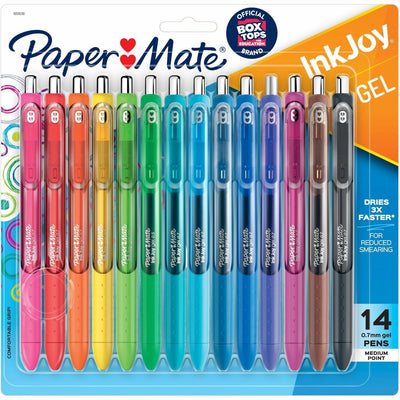 Newell Paper Mate InkJoy Gel Retractable Pen, 14 / Pack, PAP1959302