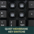Adesso USB Spill Resistant 18-Key Numeric Keypad, Black, ADEAKB601UB