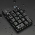 Adesso Wireless Spill Resistant 18-Key Numeric Keypad, Black, ADEWKB6010UB